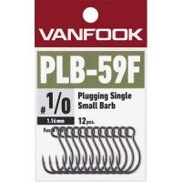 VANFOOK PLB-59F Plugging Single Small Barb BK #6