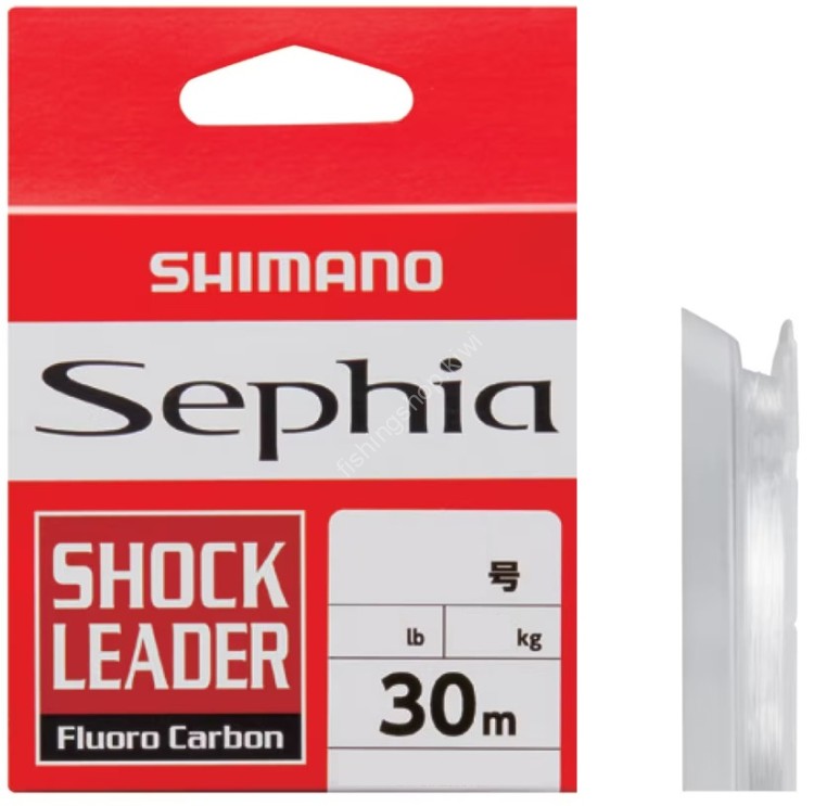 SHIMANO LB-E21S Sephia Fluoro Leader [Clear] 30m #2.5 (11lb)