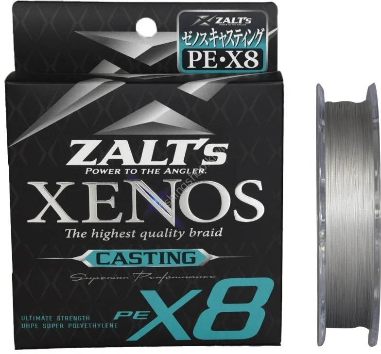 LINE SYSTEM Zalts Xenos x8 Casting [Silver] 300m #4 (70lb) Fishing