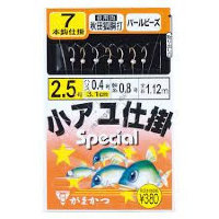 Gamakatsu Small AYU (Sweetfish) AKITA KITSUNE Punching White Gold 7 pcs PB Special 2.5-0.4