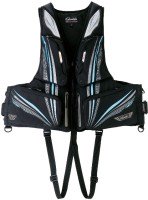 GAMAKATSU GM2197 Ultima Shield Pro Floating Vest Attender (Black) LL