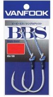 VANFOOK BBS Single Assist BSA-100 [Silver] #7/0 (2pcs)
