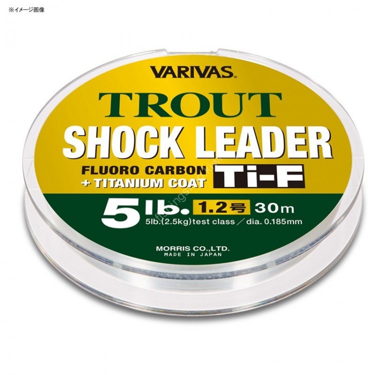 VARIVAS Trout Shock Leader Fluorocarbon Ti-F 30 m 10 lb