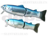 DEPS new Silent Killer 175 Type-D #10 Blue Back Silver