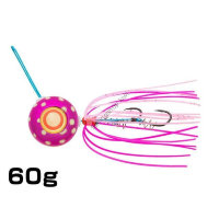 ECOGEAR TG Aquraba Head Kuwase 60g #AH08 Pink Metal Glow Dot (Rig-AK01 Pink Clear)