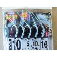 HAYABUSA Casting Sabiki for Large Mackerel and Large Horse Mackerel Real Shirasu Long HS356 [White] 5 Hook 10-5