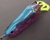 WHIPLASH FACTORY Long Snake #F14 Clear Pink / Green