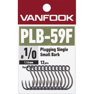 VANFOOK PLB-59F Plugging Single Small Barb BK #2
