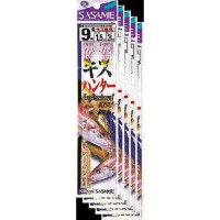 SASAME Kisu Hunter K-106 [Red] 3 Hook 9-1.5 (2pcs)