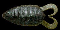 NORIES Flip Gill 3.6" #317 Light Green Pumpkin Blue Flk.
