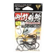 GAMAKATSU Strong Power Salmon Trout Hineri [NS Black] #5/0 (9pcs)