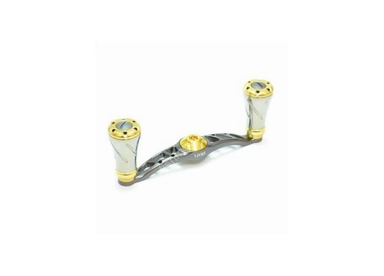 LIVRE FullComp Crank for Shimano 90 Left #Gunmetal/Gold