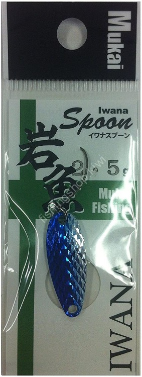 MUKAI Iwana (Double-Sided Diamond Cut) 3.0g #04 Blue Silver