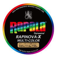 RAPALA Rapinova-X Multi-Color [10m x 5color] 150m #0.8 (17.8lb)
