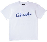 GAMAKATSU GM3576 T-Shirt Cursive Logo (White) 110