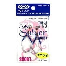 VANFOOK Sabel Sniper Assist TWS-22 [Silver] #1/0 (2pcs)