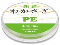 TORAY GinRin Wakasagi PE [Green] 30m #0.2 (2.1kg)