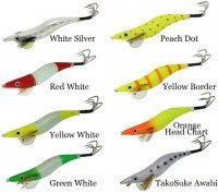 TAKA TK-030 TakoPara Egi II 35g #Red White