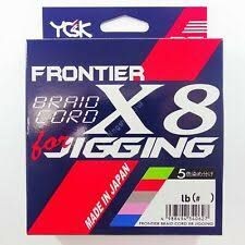 YGK PE Line Frontier WX8 Braid Cord Jigging Line 200 m 16Lb #1