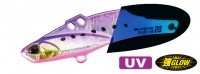 DUO Metal Garage Plate-Vib Tachiuo Limited 26g #PPA0596 UV Purple Iwashi Glow Tail