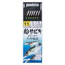 Gamakatsu BOAT SABIKI Bald Skin SHIKAKE 6 pcs FS145 No.9-2