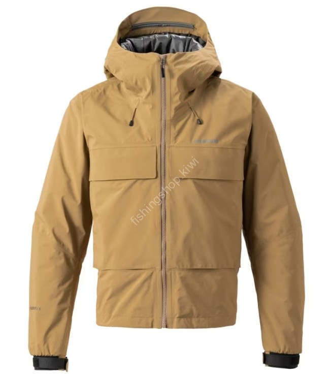 SHIMANO RB-036W Gore-Tex Insulation Short Rain Jacket (Beige) L