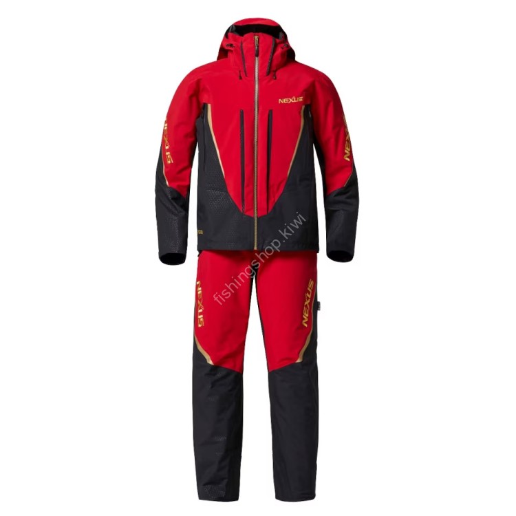 SHIMANO RA-101X Nexus Gore-Tex Rain Suit (Red) 2XL