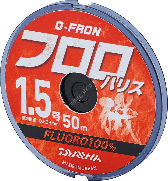 DAIWA D-Fron Fluoro Harisu [Natural] 50m #1.25 (5lb)