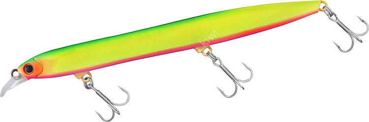 DAIWA Morethan Hisoka 120F-SSR # Mat Lime Chart Pink Belly