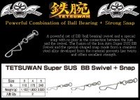 NATURE BOYS FishingFighters Tetsuwan Super SUS BB Swivel + Snap #4