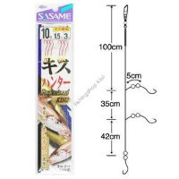 SASAME Kisu Hunter K-106 [Red] 3 Hook 10-1.5 (2pcs)