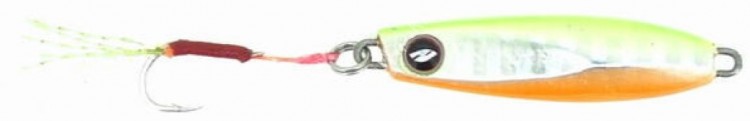 ABU GARCIA Salty Stage Micro Jig Flat 14g #NFSH Neon Flash