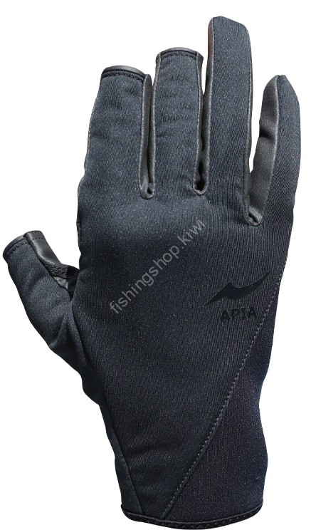 APIA APIA Finger Cut Gloves/AW [Black x Black] L