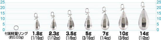 OWNER 12335 SK51 Tungsten Sinker 10 g