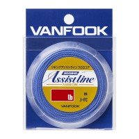 VANFOOK Jigging Assist Line Fluorocore [Blue] 5m #12 (80lb)