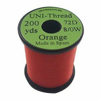 TIEMCO Uni 8/0 Waxed Midge Thread Orange #271