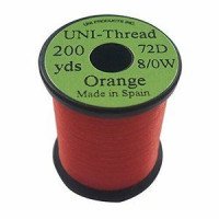 TIEMCO Uni 8/0 Waxed Midge Thread Orange #271
