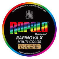 RAPALA Rapinova-X Multi-Color [10m x 5color] 150m #1.0 (20.8lb)