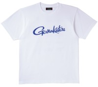 GAMAKATSU GM3576 T-Shirt Cursive Logo (White) 130