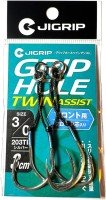 JIGRIP Grip Hole Twin Assist Front 3cm #3/0