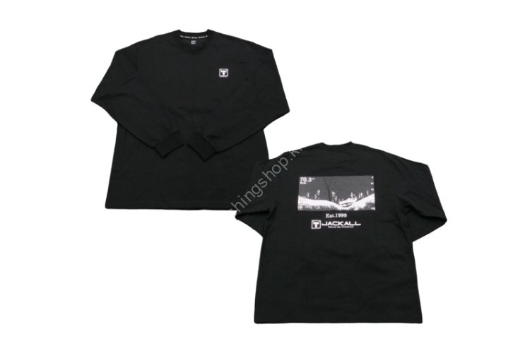 JACKALL Graphic Long Sleeve Tee (Black) S