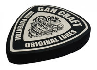 GAN CRAFT Shield Logo Cushion #01 Black