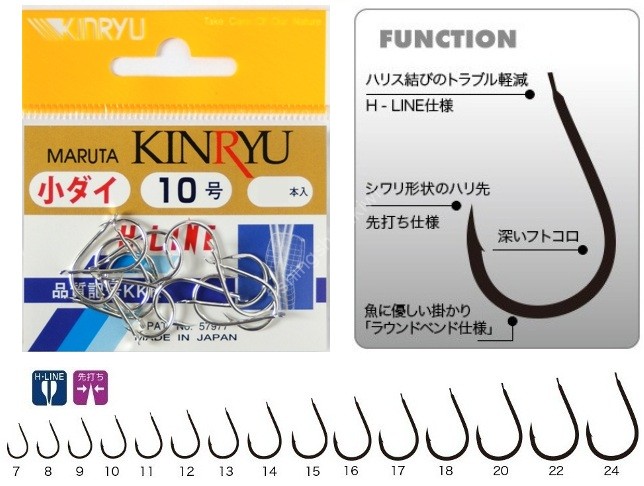 KINRYU 21121 H-Line Ko Dai #15 Tin (10pcs)