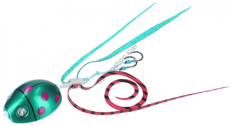 DAIWA Kohga BayRubber Free Nakai α Ladybug 100g #DT Green
