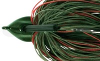 DEPS Flat Back Jig 1/2oz Fine Rubber Skirt #13 Watermelon/Red