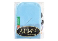 RODIO CRAFT NOA-S Carbon Wallet Vertical Large #Pure Blue/Orange