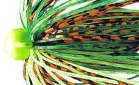 DEPS RR Jig Head 1.0g Silicone Skirt #22 Hot Tiger