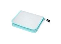 RODIO CRAFT Carbon Wallet Large #08 Silver/RCxRC Turquoise Logo