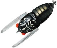 TIEMCO Trick Trout Tiny Cicada #TTTC-124 Black Minmin