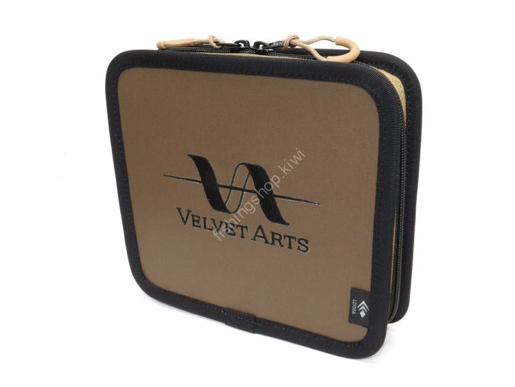 VELVET ARTS Spoon Wallet Large Slim #Coyote x Khaki